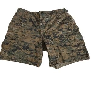 Propper Mens Digital Camo Cargo Shorts MARPAT Woodland Ripstop Cutoff Size L/R